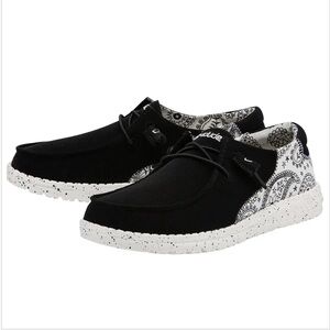 Hey Dude Wendy Tartan Bandana Black Women’s 7